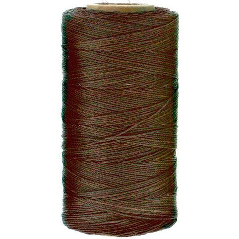THREAD WAX 270YD BROWN