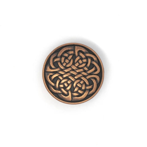 CONCHO CELTIC ANTIQUE COPPER 30MM