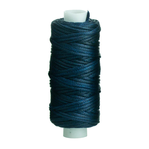 THREAD WAX BRAIDED 25YD BLUE